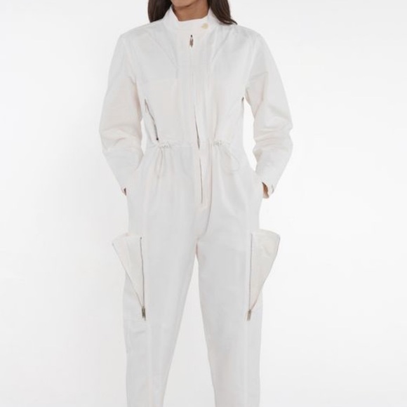 Stella McCartney Alessia Cotton And Linen-blend Jumpsuit European size 44 - Picture 5 of 6